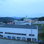 ホテル ナトゥールヴァルト富良野 - 熱気球から「ホテル ナトゥールヴァルト富良野」を望む