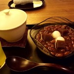 紫野和久傳 堺町店 - 冷やしぜんざい1080円