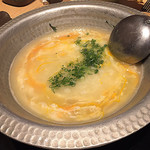 博多華味鳥 - 半熟卵の雑炊