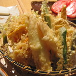 手打ち蕎麦 寺田家 - 大盛り天婦羅盛り