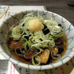 Kushiyakitei Negi - 揚げなすの煮浸し250円(税別)