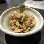Kushiyakitei Negi - 鶏わさび300円(税別)