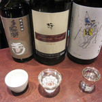 日本酒スタンド 酛 - ３種のみ比べセット