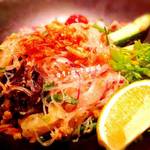 Monsoon特製タイ風春雨サラダ “ヤム・ウン・セン”