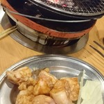 炭火焼肉モック（煙） - 