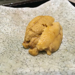 味あら井 - 藍島の雲丹 今季一の雲丹ですな