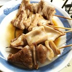 西口やきとん - やきとん（たれ）