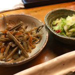 Hamanoya - サバ塩焼き定食800円の小鉢