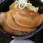 八幡のすしべん - ミニチャーシュー丼アップ