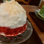 梵くら - 「宇治抹茶金時ミルク」 「ピーチメルバ」