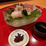 太庵 - 造りはゆかり胡麻で