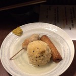 おかめ - ８・６　がんもどき、ごぼ天、鶏つくね