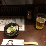 おかめ - ８・６　付き出しのそうめん