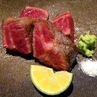 紀風 - 140日熟成和牛イチボの炭火焼き