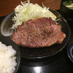 キセキ食堂 - ♪キセキ定食（ステーキ） ¥1000