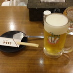 ねぎ焼 やまもと 新大阪店 - 生ビール＆一式