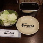 だるま アルデ新大阪店 - キャベツ＆ソース