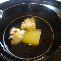 正月屋吉兆 新宿伊勢丹 - 鱧冬瓜椀　