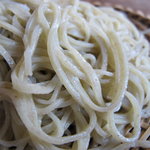 吟八亭 やざ和 - 蕎麦のアップ