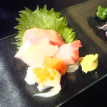 しげ老鮨 - 前菜3種盛りの一つ