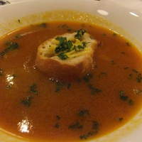 ビストロ ラ ポーレ - 魚料理は、スープでした