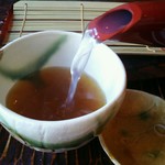 そばきり 萬屋町 助六 - とろみのある蕎麦湯