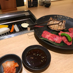 Yakiniku Kikuyasu - 3種盛りやったと思う…。