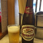 うどん 丸香 - キリン クラシックラガー 小びん