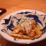 日本料理 e. - 鯛と牛蒡の揚げ出し