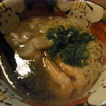 Bar MICHIya - この日の魚のアラでとっただしの塩ラーメン