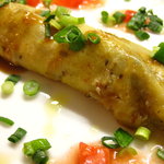 エノテカサイトウ - 牡蠣とキノコのクリーム煮のクレープ包み