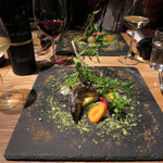 和歌山県産鮎のロースト（レモン・オレガノソース）