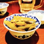 餃子酒場 あめみや - 油がすごい･･･