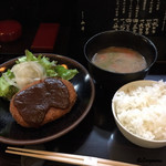 とんかつ山本 - 海老くりーむころっけ定食