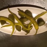 Guintilla and pickles
