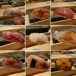 三宿の寿司 えん - 2017/8 おまかせ握り￥3000