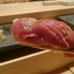 三宿の寿司 えん - 2017/8  本マグロの大トロじゃばら