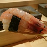 三宿の寿司 えん - 2017/8  甘エビトリプル