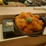 三宿の寿司 えん - 2017/8  ウニ軍艦