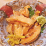 割烹くずし 徳多和良 - 2017年7月 ほや刺し 324円