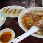 進来軒 - Aセット＋半ライス