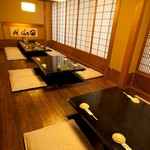 よし寿司 - 内観写真:落ち着いた店内でごゆっくりと… 最大32名様個室席もご用意!!
