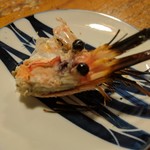 天史朗鮨 - ぼたん海老の頭　焼き