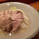 アナゴちらし小町 - 豚肉（肩バラ）とキャベツの煮物