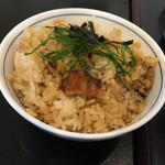 手打そば やま賀 - 穴子ご飯