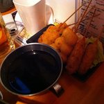 大阪料理 かわち乃酒場 - 串揚げ盛り合わせ
