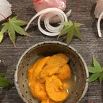 旬菜 おぐら家 - 鯛と塩水うに