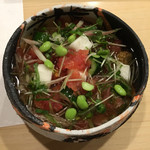 旬菜 おぐら家 - 新順才と夏野菜のトマト酢がけ