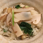 旬菜 おぐら家 - サマーマツタケの炊き込みご飯