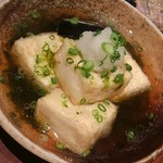 磯べゑ - 生のりの揚げ出し豆腐